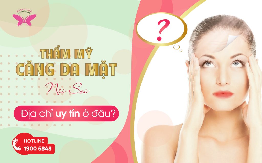 Căng da mặt nội soi