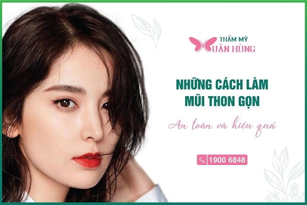 cách làm mũi nhỏ lại