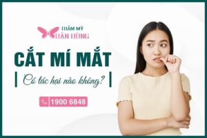 Tác hại của cắt mí mắt